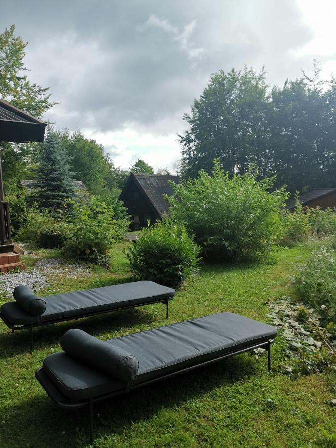 Blockhaus Am Twistesee Mit 3 Schlafzimmern Bad Arolsen Exteriör bild