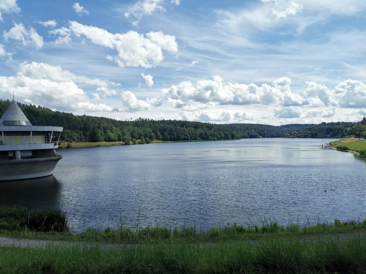 Blockhaus Am Twistesee Mit 3 Schlafzimmern Bad Arolsen Exteriör bild